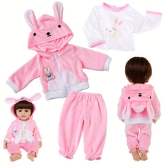 22" Doll Clothing Set - Shirt, Pants, Jacket - Easter Rabbit Toy