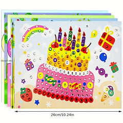 5Pcs Crystal Puzzle Toys for Kids - Perfect Gift for Activities & Crafts