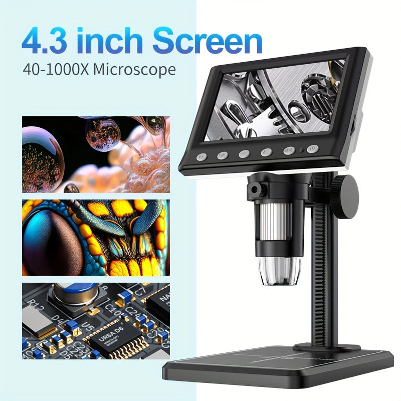 HD 10 Digital Electronic Microscope Screen Mobile Phone Watch Repair