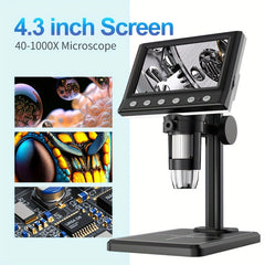 HD 10 Digital Electronic Microscope Screen Mobile Phone Watch Repair