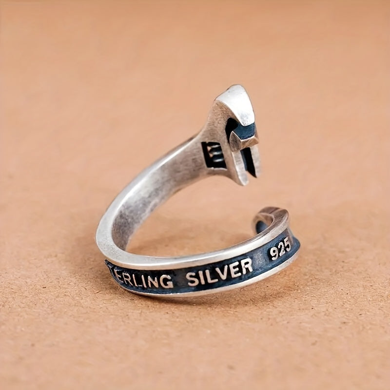 Vintage Repair Tool Wrench Ring For Men Hip Hop Rock Punk Jewelry