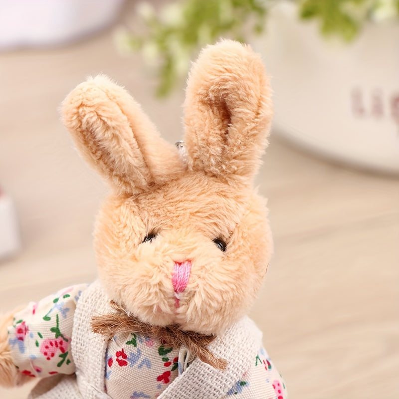 1pc Linen Bear Keychain Bag Pendant Ornament