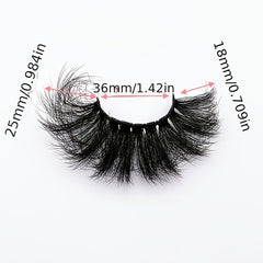 4 Pairs Fluffy Mink Faux Lashes Long Full Eyelash Extensions