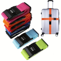 Combination Lock Luggage Belt for Travel