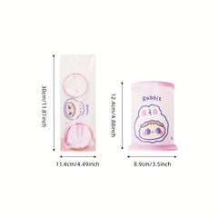Creative Round Folding Pen Holder Small Fresh Stationery Storage Box
