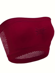 3pcs Seamless Bandeau Bras Breathable Strapless Bra Women's Lingerie