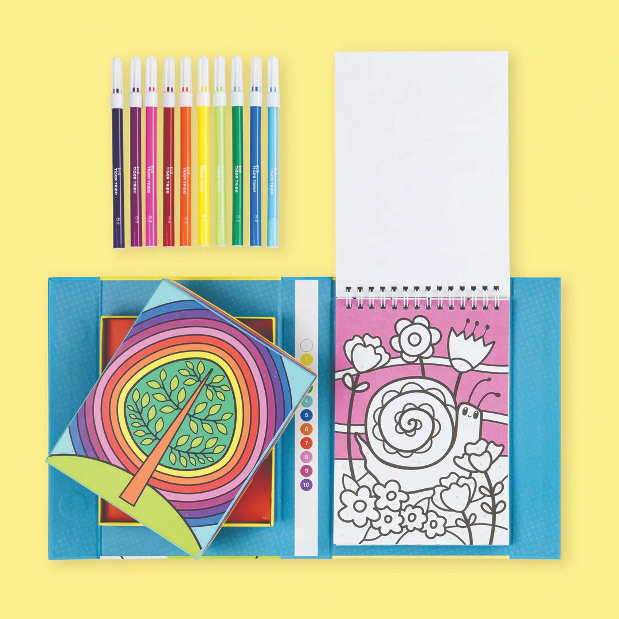 Colour by Numbers The Tropics DIY Painting Kit