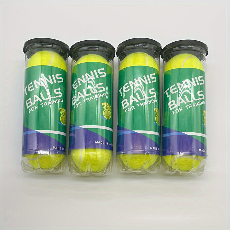 3pcs High Elasticity Training Rubber Tennis Balls