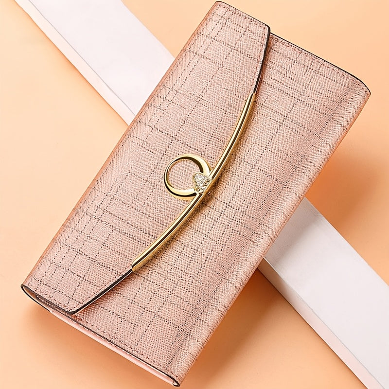 Women's Trifold Wallet RFID Blocking Clutch Handbag