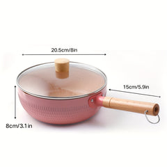 Stainless Steel Yukihira Pan Non stick Soup Pot with Cover
