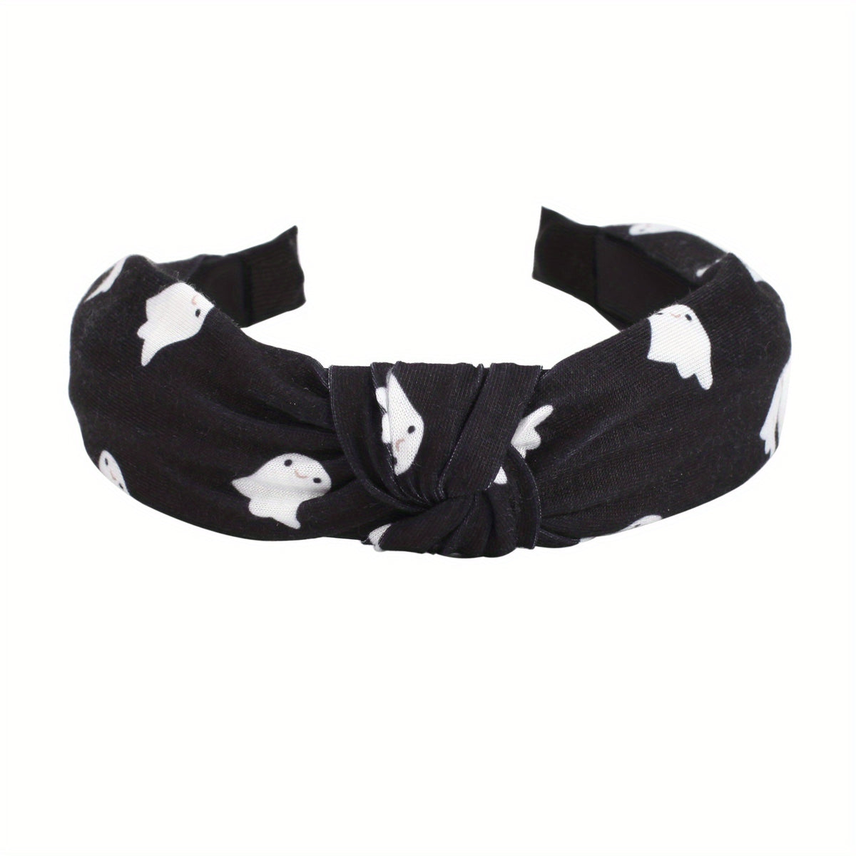 Halloween Ghost Print Headband Pumpkin Spider Web Pattern Headdress