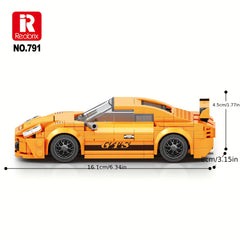 Reobrix 791 Racing Car Model Building Block Toy Set