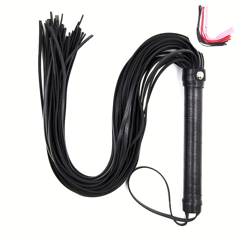 Durable Leather Horsewhip for Racing and Equestrian Sports