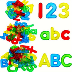 65pcs Colorful Plastic Letters and Numbers Set for Kids Learning