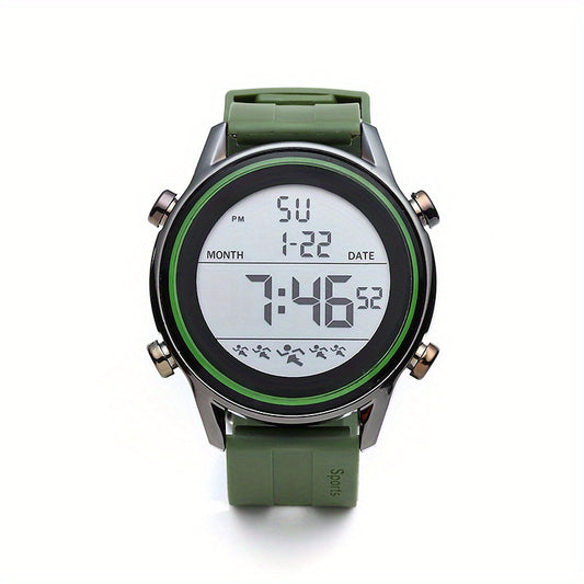 Outdoor Sports Electronic Watch Waterproof 50M