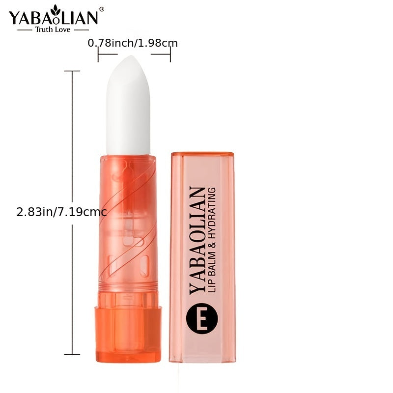 YABAOLIAN 6 Flavors Lip Balm Hydrating & Soothing Long-lasting Effect