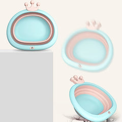 Foldable Baby Washbasin with Hanging Feature