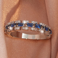 CZ Finger Ring For Women Bride Wedding Party Gift