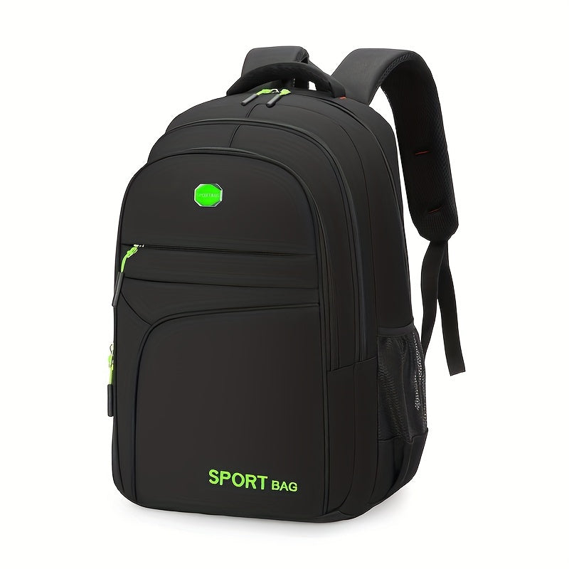 Large Capacity Men's Backpack Student Schoolbag Waterproof Travel Bag