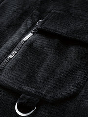 Men's Casual Lapel Button Up Jacket Coat For Spring Fall