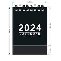 Mini Desk Calendar Jan-June, 250g Writing Paper, Double Coil Binding