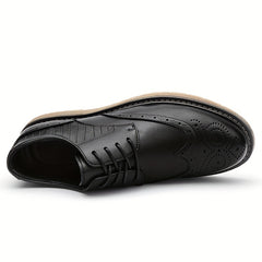 Women's Perforated Brogues Oxfords Lace Up Low Top Shoes