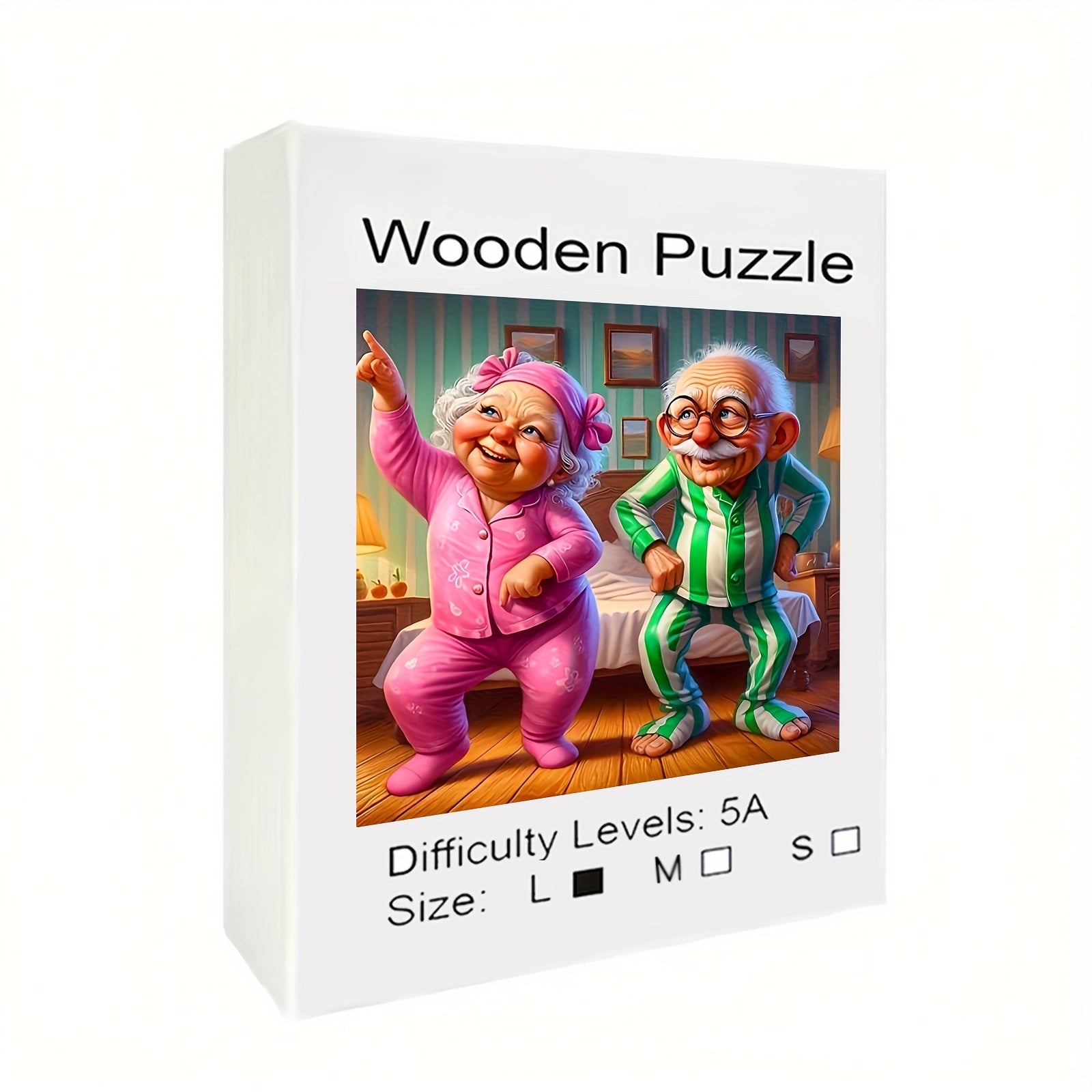 Charming Dancing Couple Wooden Jigsaw Puzzle