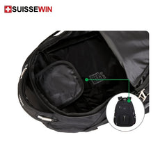 SUISSEWIN Men's Backpack Large Capacity Bookbag Travel Bag
