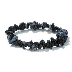 Natural Stone Crystal Gravel Bracelet Citrine Hand String Elastic Bracelet