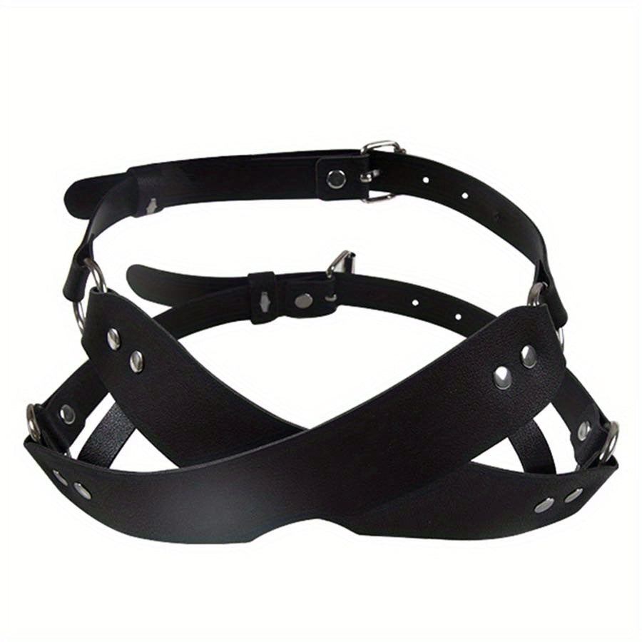 Women Leather Masquerade Party Mask For Halloween Costume