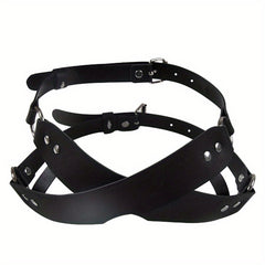 Women Leather Masquerade Party Mask For Halloween Costume