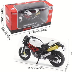 Alloy Motorcycle Model Decoration Car Desktop Ornament Sliding Toy Car
