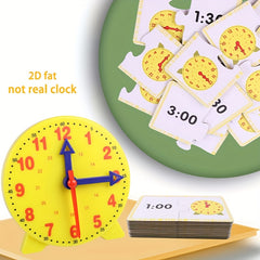 Colorful Plastic Teaching Clock for Early Learning