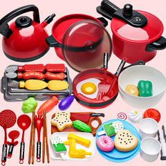 Role Playing Cooking Toys Kitchen Toy Set for Kids, Ages 3+