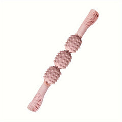 Handheld Massage Stick 39cm Muscle Roller Pink