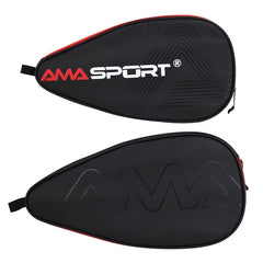 AMASPORT Pickleball Paddle Cover Faux Leather Bag