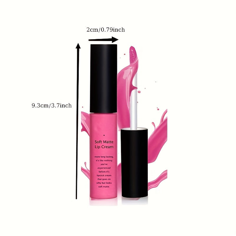 Waterproof Matte Nude Lipstick Liquid Lipstick Long Lasting Lip Gloss