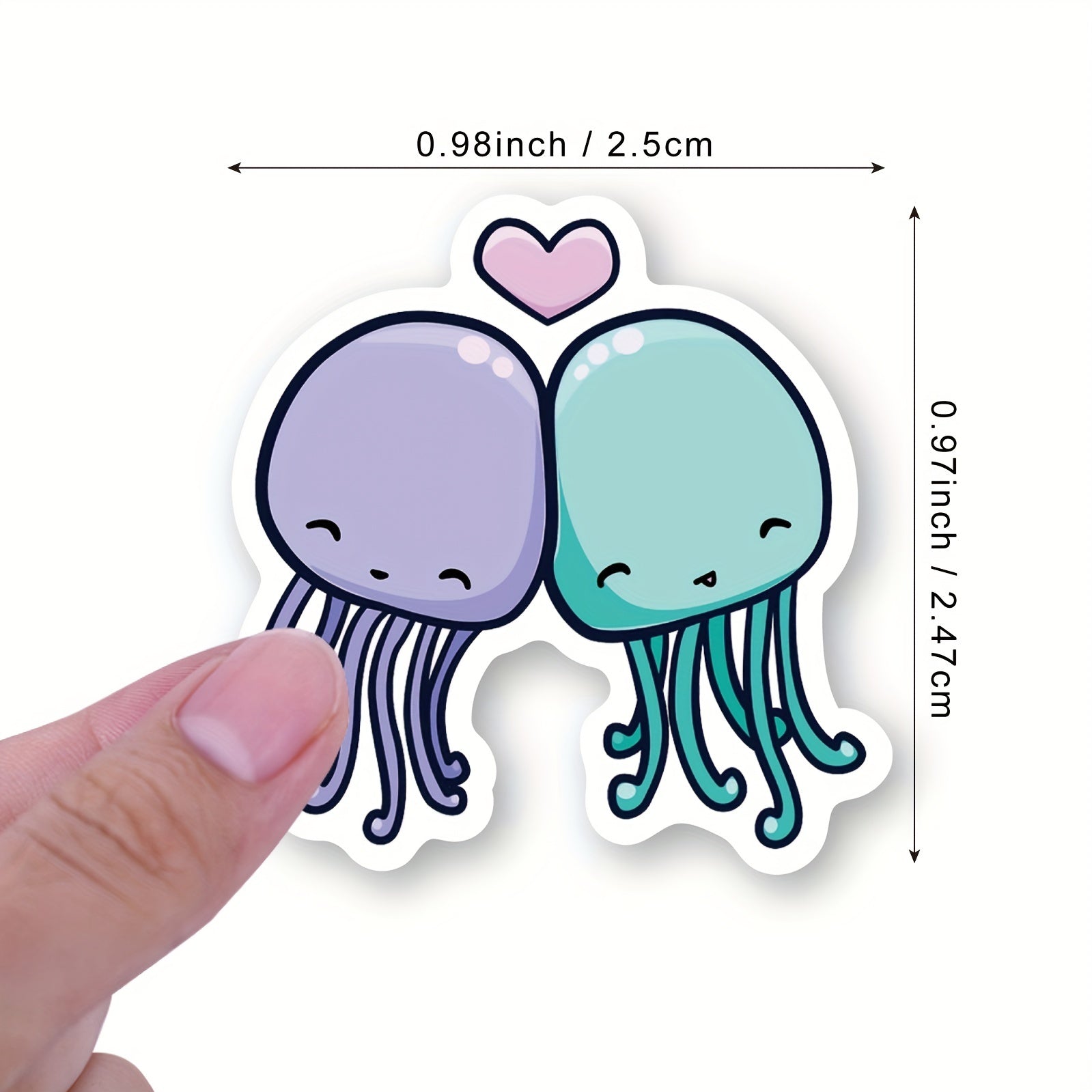 500pcs Ocean Stickers Roll - Waterproof Vinyl Decal