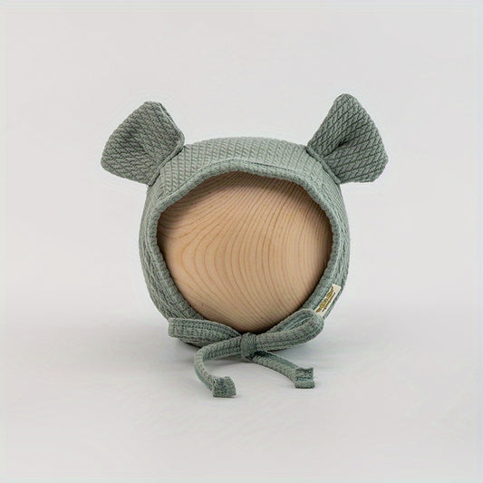 Baby Ear Cap Lightweight Birthday Fitted Hat For Boys And Girls