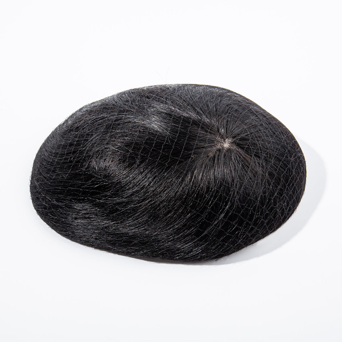 Men's Clip In Hairpiece 14x19 Straight Hair Topper with Bangs
