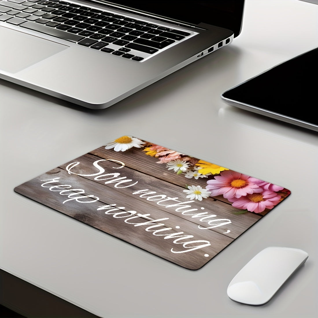 Inspirational Quotes Small Desktop Mouse Pad Office Home Computer Accessories
