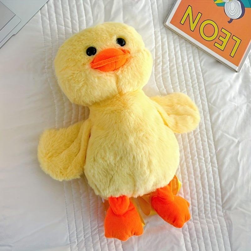 Yellow Duck Plush Backpack Birthday Gift