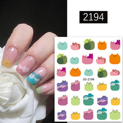 Cute Kitten And Puppy Nail Sticker