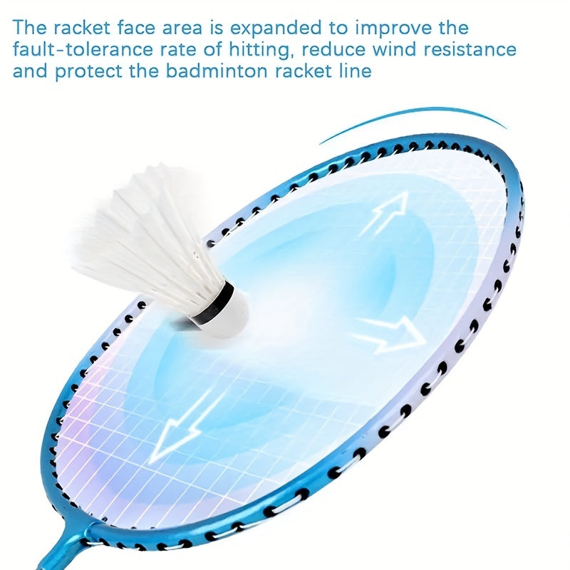 Portable Badminton Racquets Set for Students Couples & Outdoor Activities