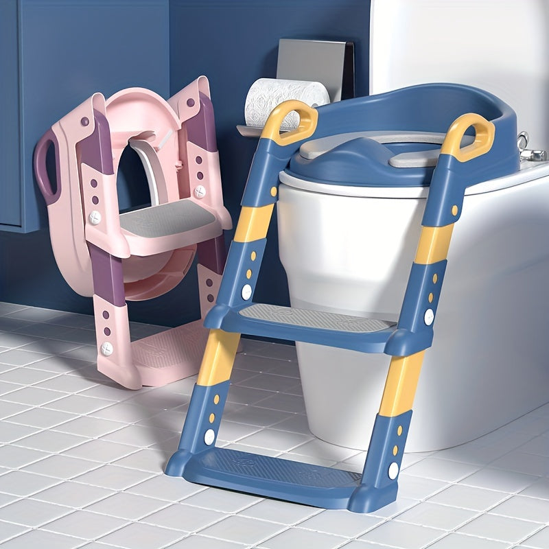 Foldable Toilet Step Stool for Kids Easy Toilet Training