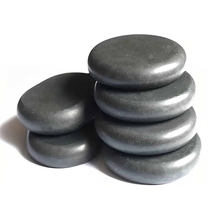 6pcs Large Hot Massage Stones for Home and Professional Hydrotherapy
