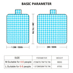 Waterproof Picnic Blanket With Carry Strap - Family Camping Beach Party
