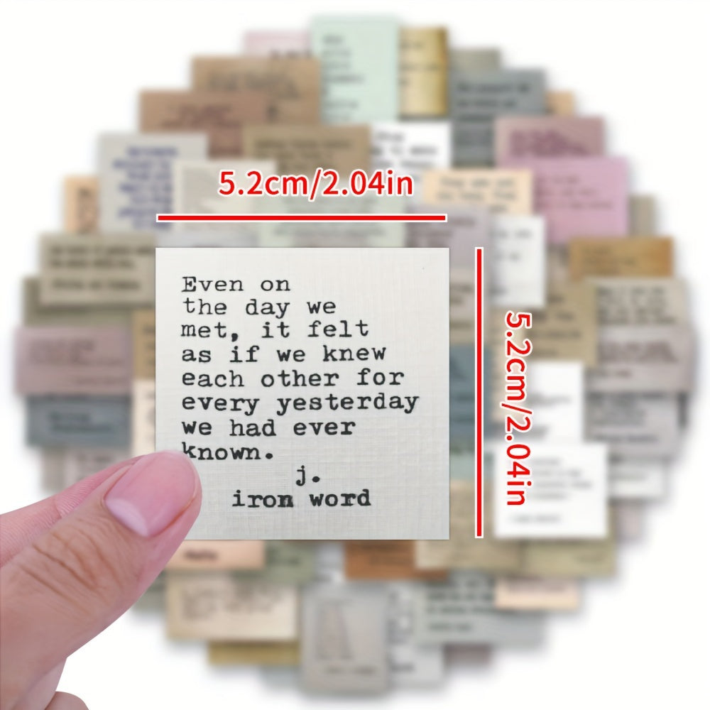 115pcs Inspirational Vinyl Stickers for Scrapbooking Laptops