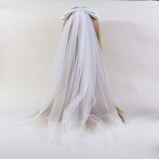 Bridal Veil Hair Comb Wedding Accessories