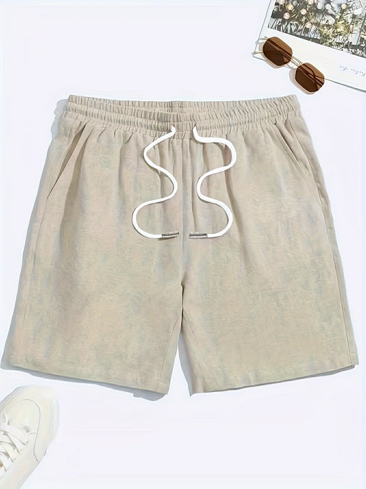 Men's Drawstring Waist Shorts for Summer